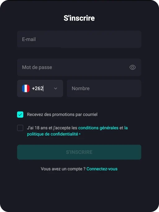 Inscription Betriviera